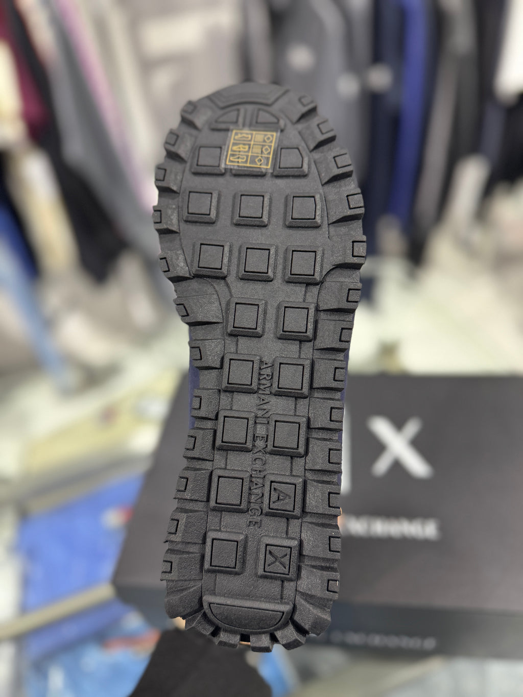 Sneakers Armani Exchange Uomo Blu – Collezione SS25 Spedizione Gratuita