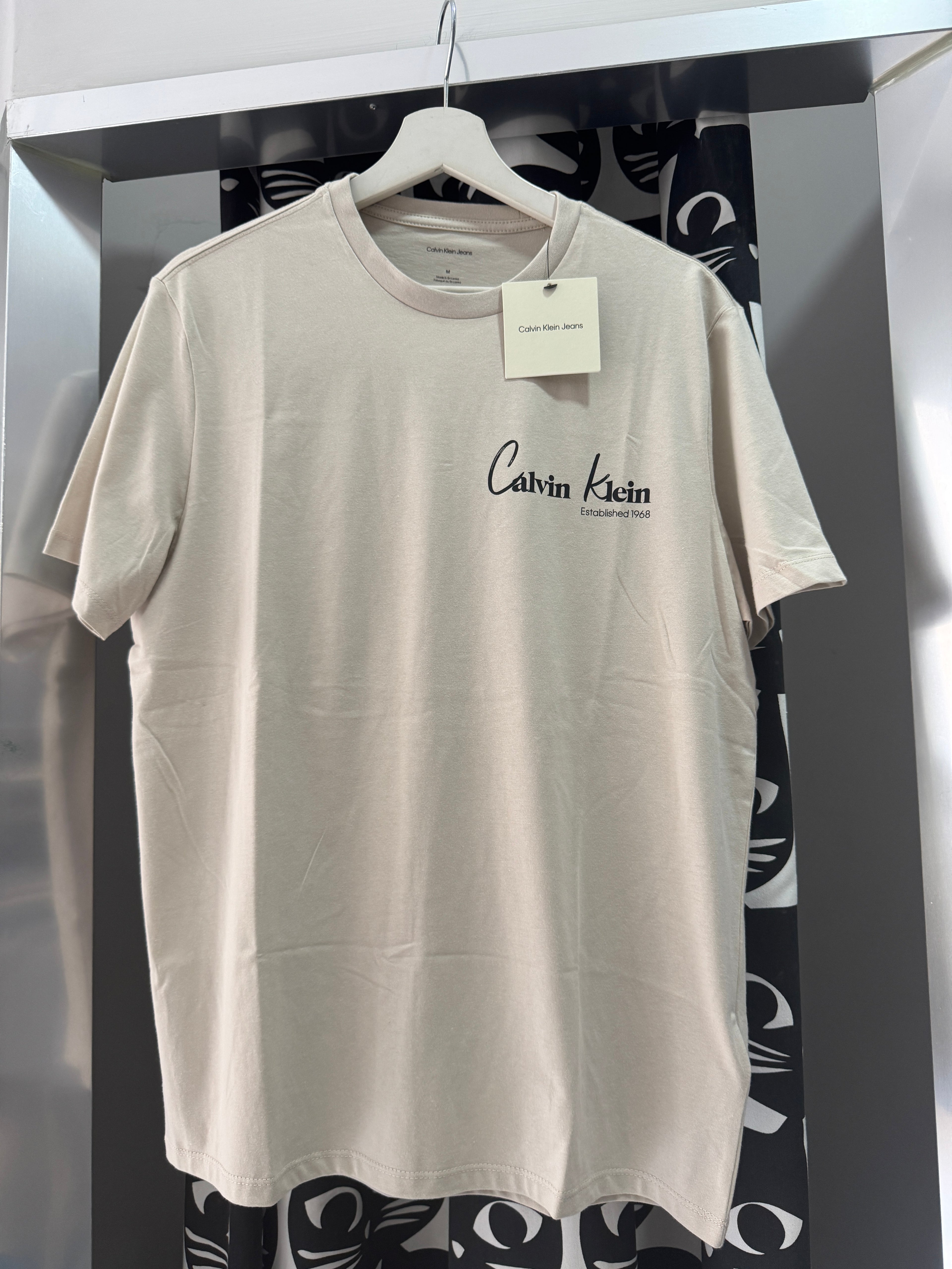 Calvin Klein Oversize T-Shirt – Beige Premium Edition