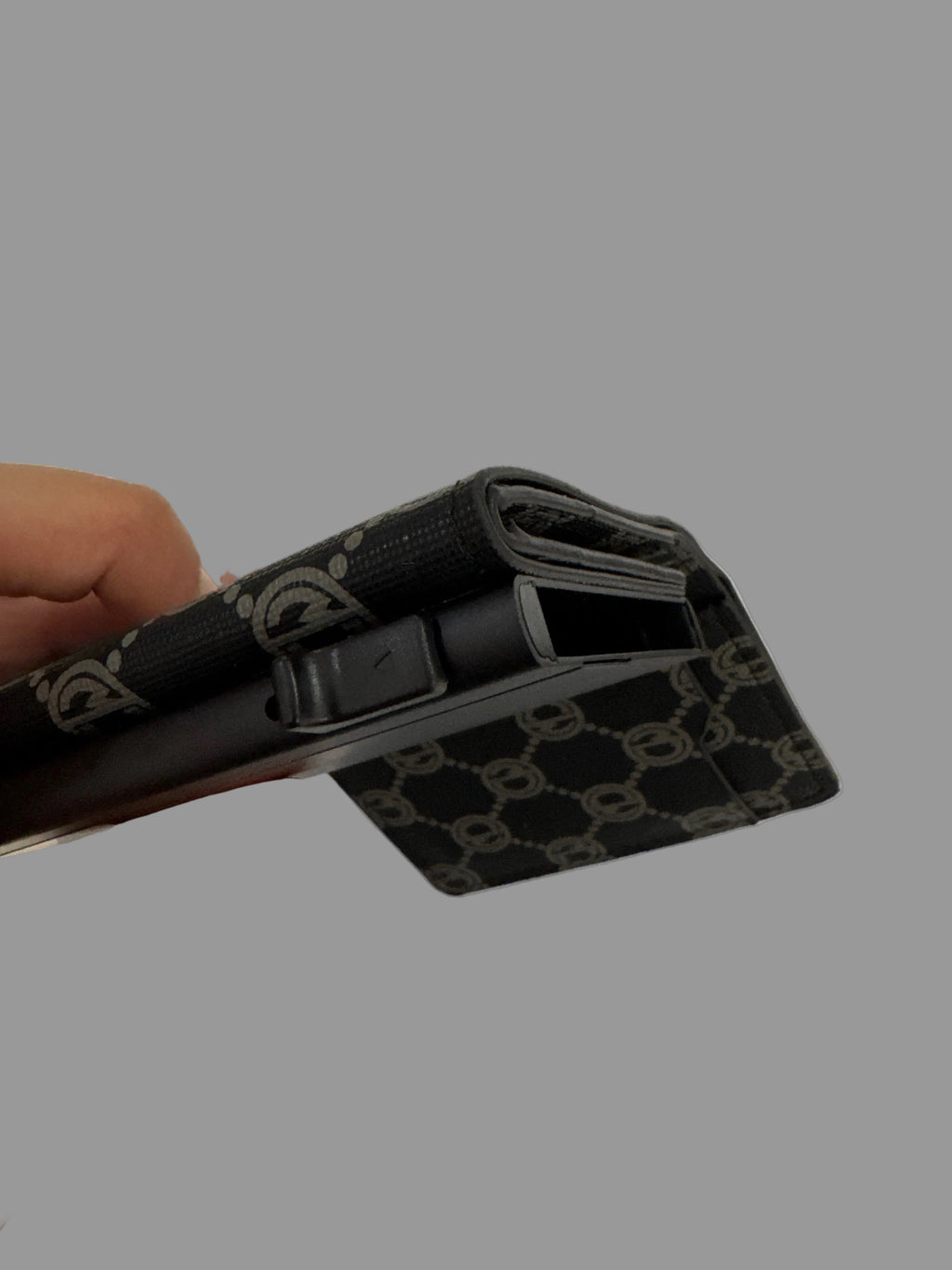 Portafoglio Enrico Coveri Pop-Up
Card Holder Black/Grey - Compatto, Portabanconote e Monete 🪙