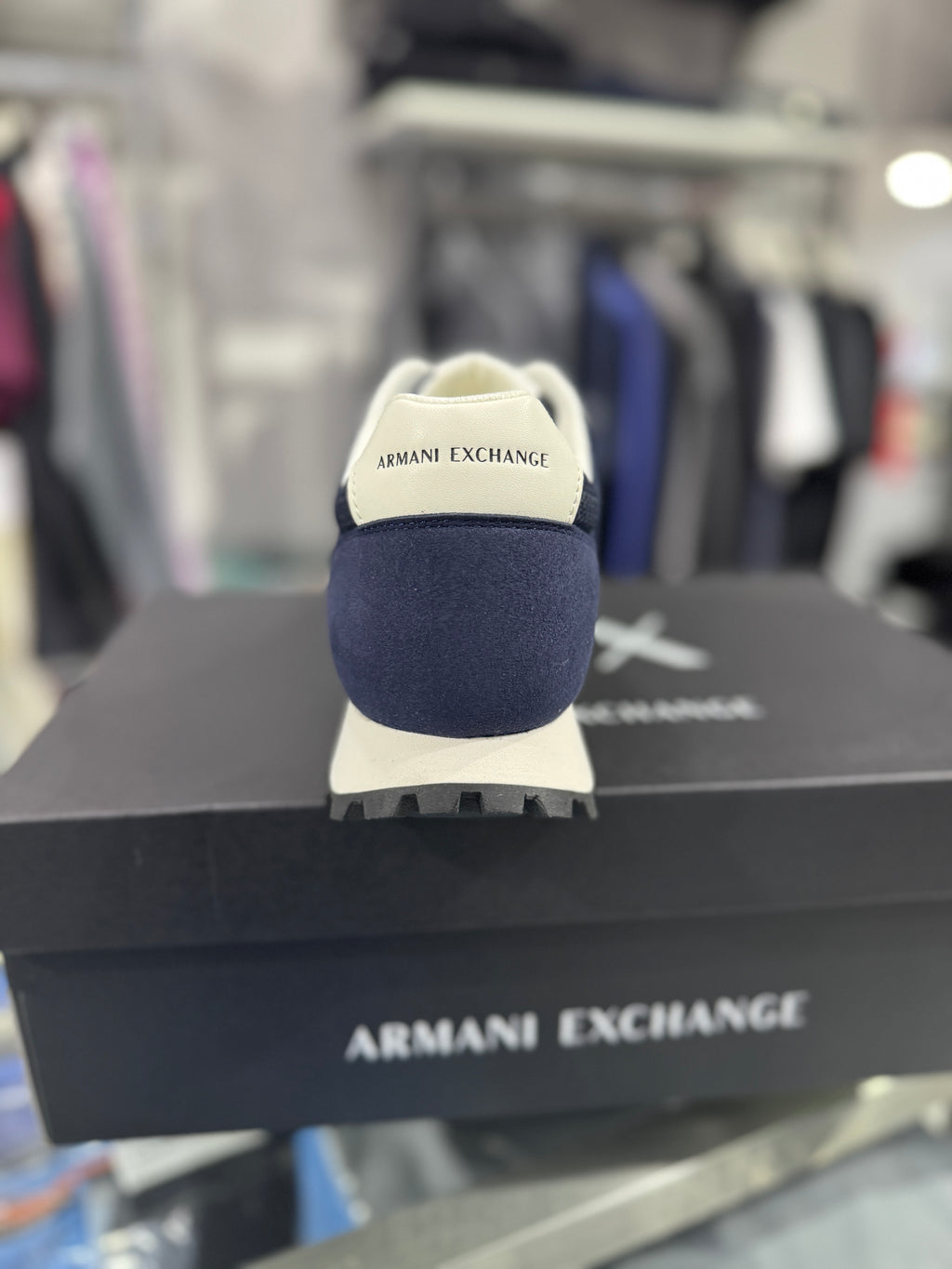 Sneakers Armani Exchange Uomo Blu – Collezione SS25 Spedizione Gratuita