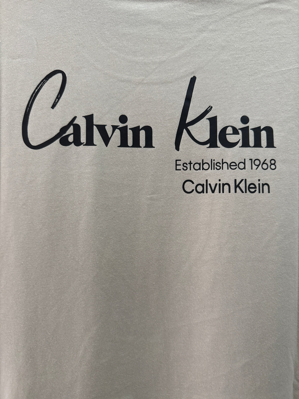 Calvin Klein Oversize T-Shirt – Beige Premium Edition
