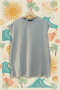 Canotta uomo celeste made in italy