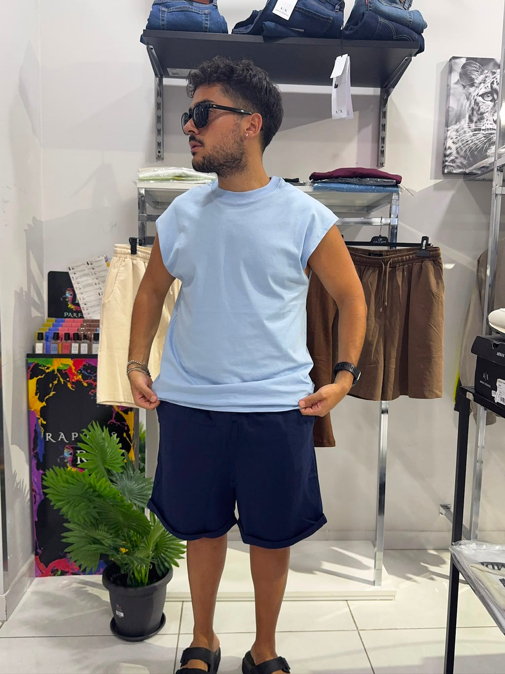 Completo Canotta & Shorts Over — Made in Italy