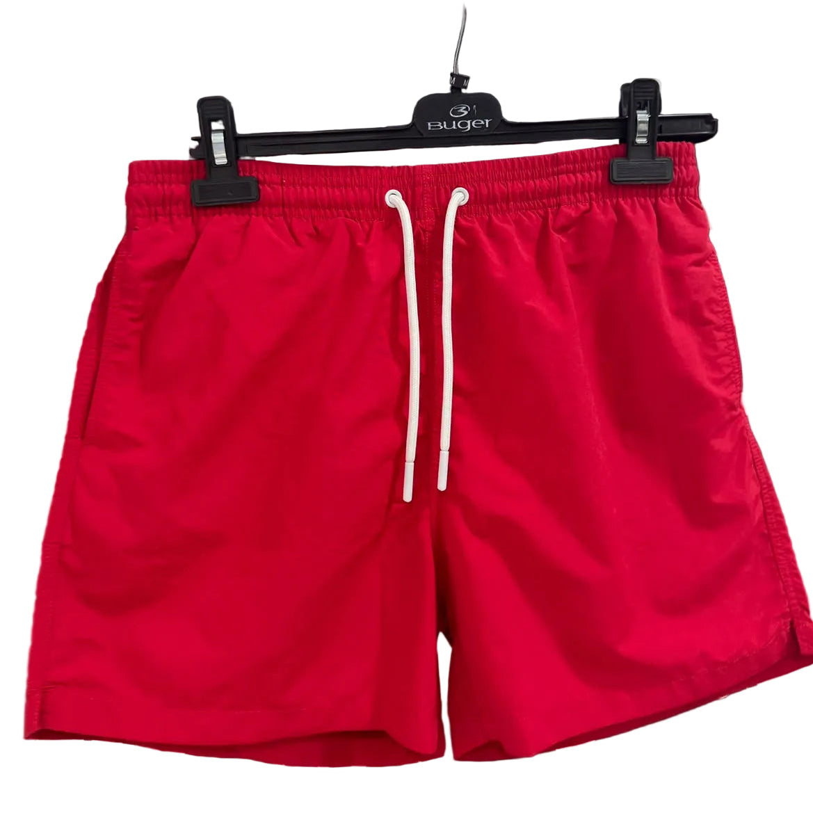 Costume Burger rosso tinta unita - vista frontale completa