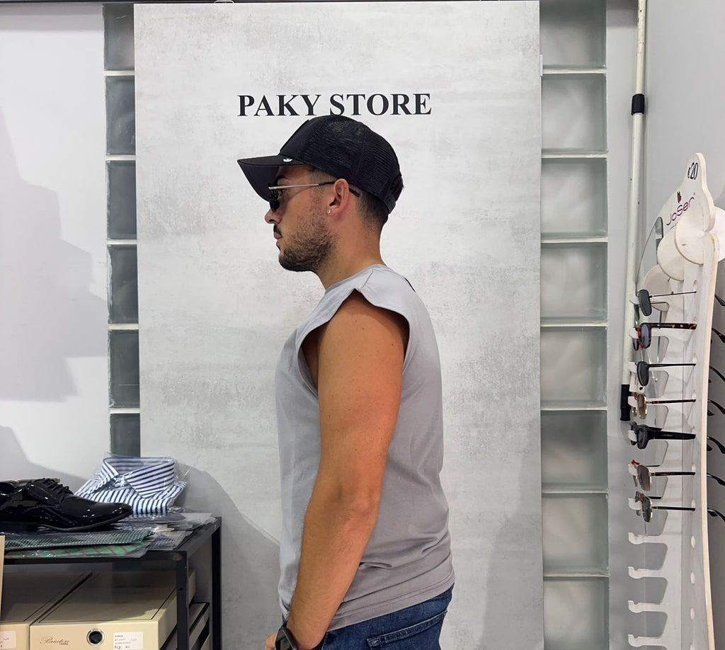 Canotta Uomo Made in Italy – Grigio | Premium Comfort