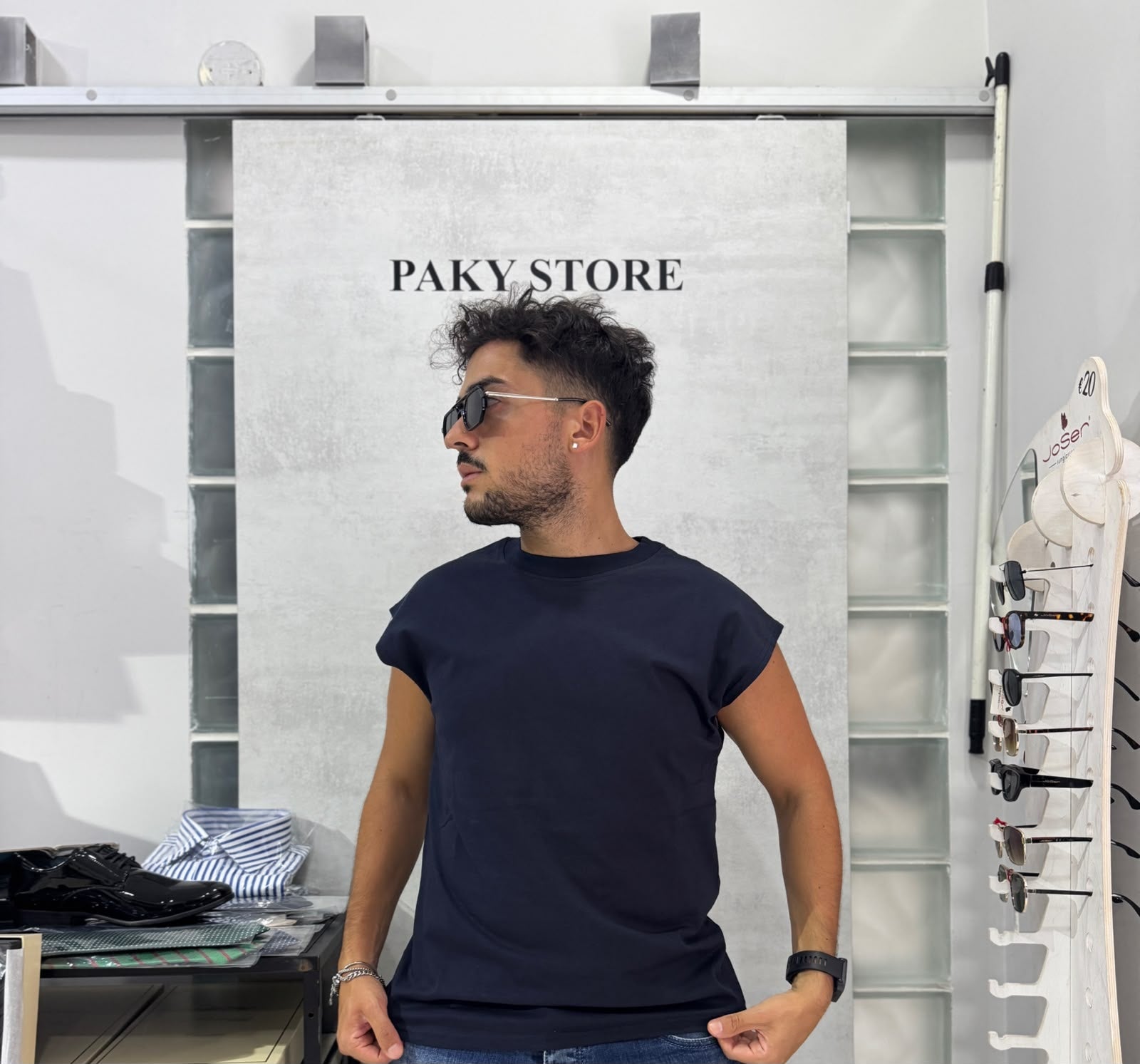 Canotta Uomo Made in Italy – Blu | Premium Comfort